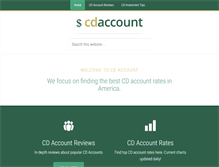 Tablet Screenshot of cdaccount.org